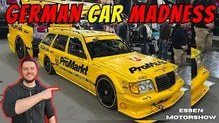 GERMAN CAR MADNESS: Slammed, Widebodys & Classics - Porsche, VW, BMW, Audi & More! | Essen Motorshow