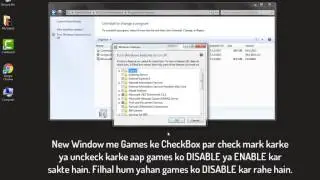 How to Disable Windows Games | Windows 7/8/Vista Tutorial
