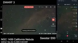 NGC 1499 California Nebula - Nov 16 2025 - Seestar S50 and DWARF3