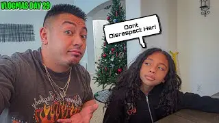 BEING DISRESPECTFUL TO MY GIRL IN FRONT OF MY SISTER PRANK 😳 VLOGMAS DAY 29🎄🎅🏽