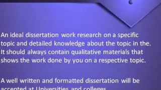 Dissertation Writing Help Australia