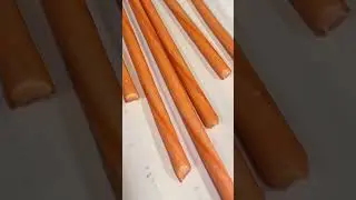 Orange Swirl Art Candy