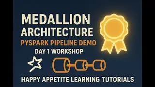 CREATE SAMPLE PIPELINE USING MEDALLION ARCHITECTURE BRONZE,SILVER, GOLD LAYER &hearts;️ Pyspark SQL Python