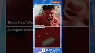 Red Hulk in Avengers Assemble | Red Hulk in Brave New World (Live Action VS Animated) #shorts