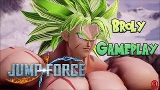 JUMP FORCE - Broly (DBS) Vs Frieza Gameplay - English Voice Over (MOD) [1080p 60fps]