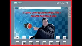 CURSO PANTALLA HMI TIA PORTAL 2/10❗️ ❗️ CONFIGURACION de el elemento BOTÓN TIA PORTAL🛎🛎🛎