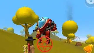 Rocket Royale - Fire Demon Vs Battle Mech  | Android Gameplay #124
