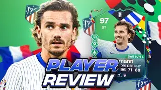 5⭐5⭐ 97 UEFA EURO PATH TO GLORY GRIEZMANN PLAYER REVIEW | FC 24 Ultimate Team