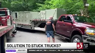 VTrans to install obstacles to prevent stuck trucks on Notch Road