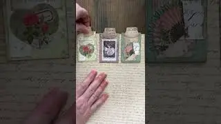 Tab Hidden Paperclips (Five Minute Make) - Spunky Misfit Girl #junkjournalmaker #hiddenpaperclips
