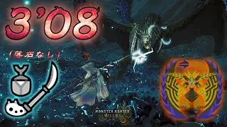 【MHWilds】歴戦王レ・ダウ 操虫棍 ソロ  3'08