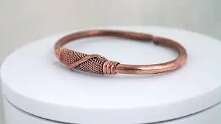 Copper Twist Metal Bracelet