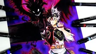 Cómo dibujo a Asta (Demonio) | Black Clover
