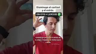 Elimina el cortizol y estr&eacute;s  con estos sencillos ejercicios ✅️ #ejercicio #salud #bienestar #tips