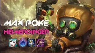 TILT YOUR ENEMIES WITH THIS MAX POKE HEIMER BUILD! NEW HEIMERDINGER SEASON 8! League of Legends