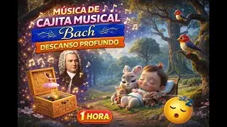 1Hour 🌜Bach melod&iacute;a dulce para dormir ⭐ Hush, little baby  #bebe #noche #dormir #disney #baby
