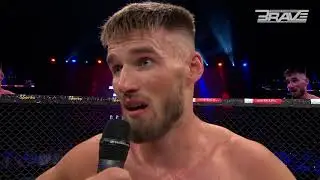 BRAVE CF 13: CIAN COWLEY CAGE INTERVIEW
