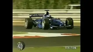 2000 August 16 - Jean Alesi (Prost), 1st driver to try the revamped Monza circuit