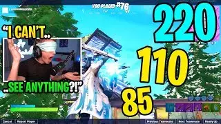 I spectated random players BLINDFOLDED and was SHOCKED when I took it OFF... (amazing)