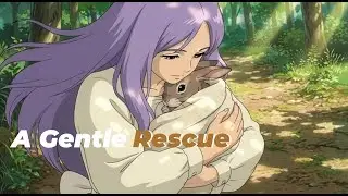 Ghibli Inspired Animation ASMR | A Healing Rescue Story in the Woods