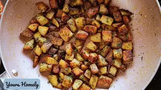 Crispy & Tasty Curry Leaves Potato Fry | Easy Potato Fry Recipe | Best for Rice & Roti