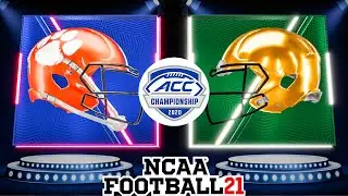 ACC CHAMPIONSHIP GAMEPLAY! CLEMSON vs NOTRE DAME | NCAA FOOTBALL 21