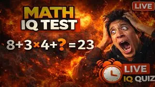🧠 Live Math IQ Test Challenge | Test Your Brain Now!