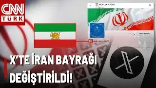 X'ten Dikkat &Ccedil;eken İran Hamlesi! İran Bayrağı Değiştirildi: İran'a Sanal Medya Operasyonu Mu?