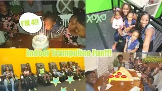 2 Mommies vs 9 Children : Rockin' Jump Indoor trampoline park
