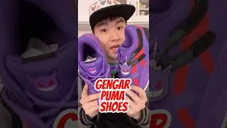 Gengar PUMA Shoes #shorts #gengar #pokemon #pokemonmerchandise #pokemoncollector