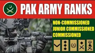 Pak Army Battle Uniform Ranks NCO | JCO | CO