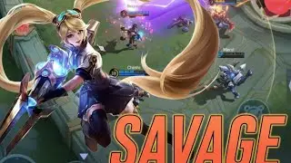 Layla Savage GamePlay (Mobile Legends Bang Bang)
