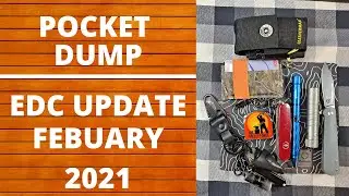 EDC Pocket Dump Update Febuary 2021, New Gear, Everyday Carry