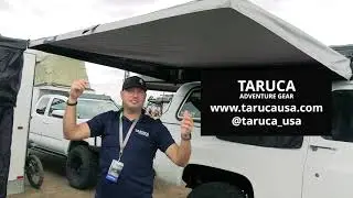 Демонстрация нового 6-футового тента Taruca Extreme Square на выставке Overland Expo Mountain West 2023 в Лавленде, Колорадо