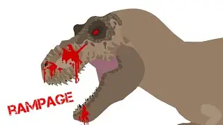 T-rex goes on a rampage|stick nodes