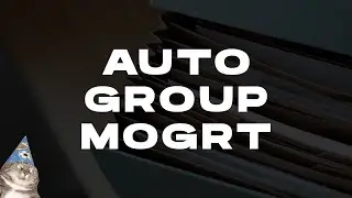 Автоматическая группировка MOGRT контроллеров в After Effects | Расширение AE2