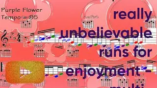 🎹🎺💠204 Helpful Phrases for Piano, Trumpet, and Multi-Instrumental Runs for Enjoyment - Purple Flower