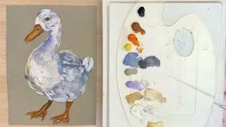 How to Paint a Duck With Acrylic Paints Step by Step Acrylic Painting Tutorial 