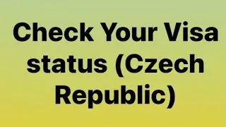 How to Check your visa status on VFS Global ( Czech Republic)