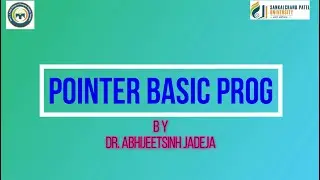 SCJPCCS - Theory Concept of pointer in c language