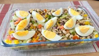 JANTAR INCR&Iacute;VEL, LOW CARB, PARA DIAB&Eacute;TICOS! SALADA DE FEIJ&Atilde;O FRADINHO!