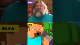 Minecraft Steve's Lava Chicken Song Movie VS Game version #shorts