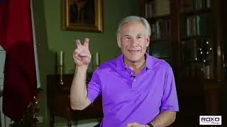 Roxo Media House EXCLUSIVE. Texas Gov. Greg Abbott shows his support for TCU Horned Frogs.
