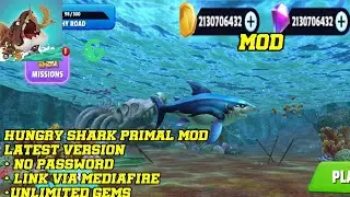 Hungry Shark Primal Mod Latest Version - link via mediafire 