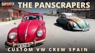 The Panscrapers VW Crew from Barcelona with their Beetles & Karmann Ghias