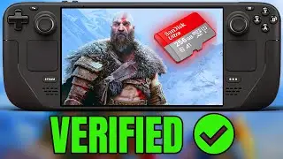 God Of War Ragnarok on Steam Deck VERIFIED - MicroSD Card Worth it?