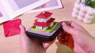 3D Notepad Desktop Decor Childhood House Modeling Block Paper Art Craft#diy #giftidea #giftforkids