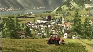 Hay Making in the Alps | Erlengrat | FS22 Realistic Gameplay