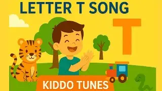 Letter T Song for Kids | Fun Alphabet Learning | Kiddo Tunes