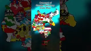 Concept of Greater Germany state map #germany #map #mapping #information #mapper